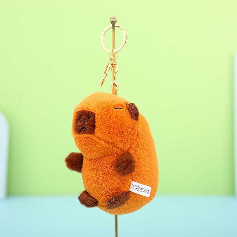 Cute Capybara Stuffed Animal Keychain Delightful And Quirky Plush Toy