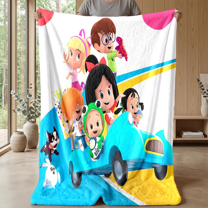 Cleo & Cuquín Cozy Flannel Blanket, Comfortable Warm Throw Blanket for Bedroom Sofa Home Use