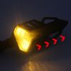 Sequential Motorcycle LED Turn Signal Lights Amber Flowing Water Motorbike Blinkers Indicator 12V Universal Lamp