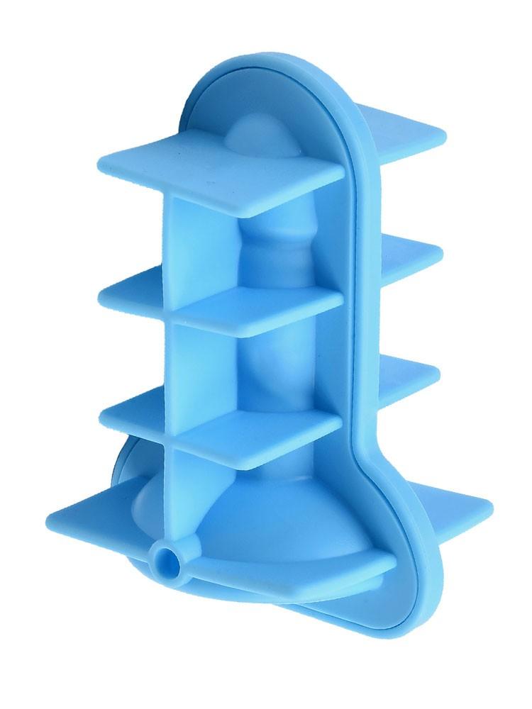 

С крышкой форма для льда удобный быстрый выпуск силикон Sky is blue