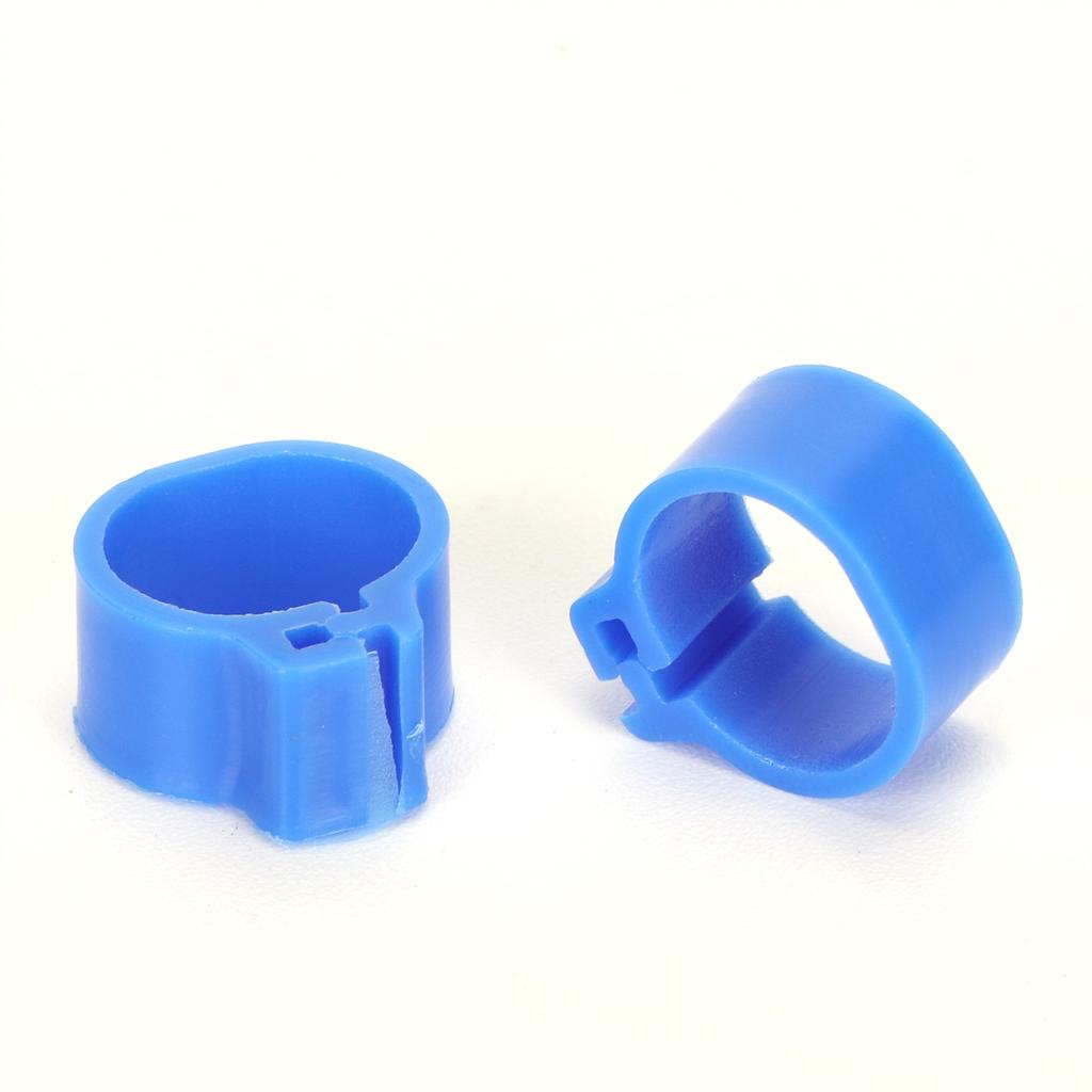 200Pcs 10mm Pigeons No Word Leg   Poultry Foot Clip Identification   Birds Supplies