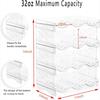 Foldable Wine Rack Stackable Holder Bottle Storage Refrigerator Organizer Cabinet Pantry Free-Standing Tumbler Can Beer Holder