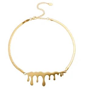 Square Pendants Delicate Stainless Steel Chain Pendant Necklace For Women Necklace