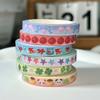 1 Roll Cute Cartoon Washi Tape, Assorted Patterns, Single Use Paper Material, Decorative Adhesive Tape for Scrapbooking and Crafting