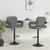 Day and Night - Day and Night Kitchen Stools 2 Units Light Gray Fabric