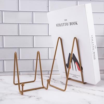 Home Decoration Iron Magazine Display Stand Picture Frame Album Base Stand Bowl And Dish Stand Picture Frame Accessories