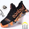 Sneaker alla moda Scarpe antinfortunistiche con punta in acciaio Scarpe da lavoro antiforatura Scarpe protettive di sicurezza Scarpe da costruzione indistruttibili