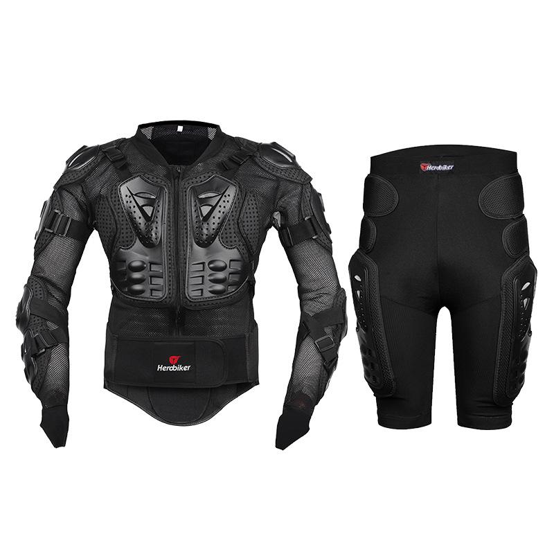 HEROBIKER Outdoor Motorcycle & Sports Armor Set - Anti-fall, Off-road, Back Protector, Ski Suit