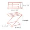Trend Foldable Display Rack Multifunctional Hair Bow Storage Vertical Display Shelf Desktop Storage Holder for Towel
