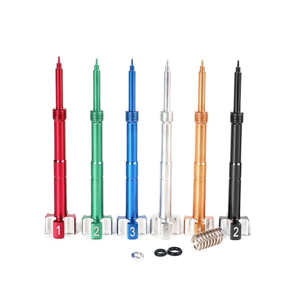 Air Fuel Mixture Screw Set for FCR PWK Carburetor Pilot Screw Adjuster for KTM CRF TRX YZF Motorcycle Dit Pit Bike ATV