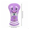 Golf Club Cover with Cartoon Face Whimsical Headcover Embroidered for
