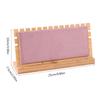 Espositore per Gioielli di Grande Capacità Espositore Multiplo per Collane con Ciondoli Espositore in Legno Scamosciato Rimovibile Decorazione