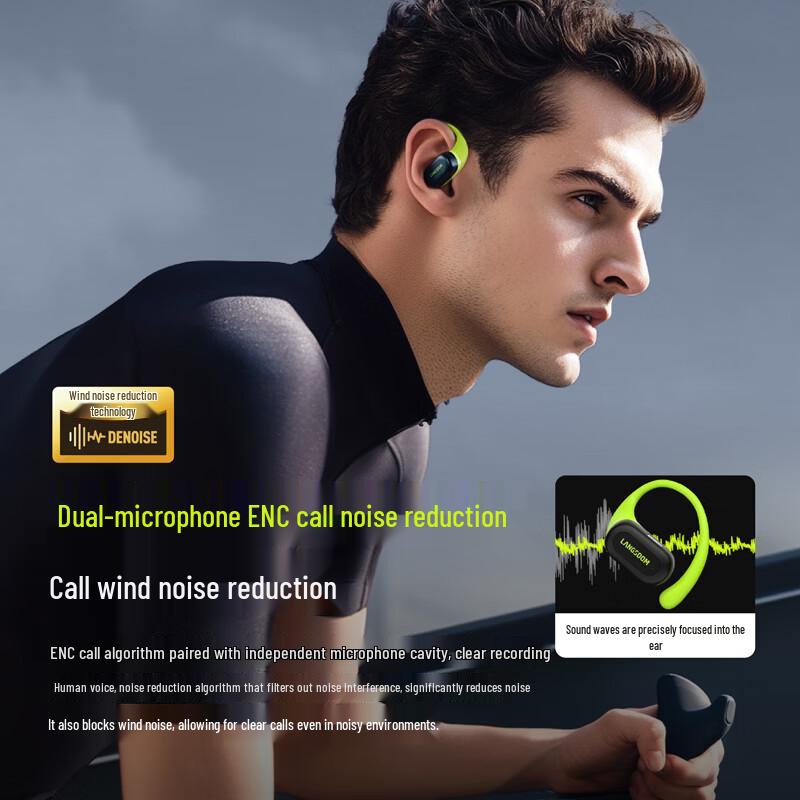 Lsndston TS19 Open-Ear Bone Conduction Sports Bluetooth Earbuds