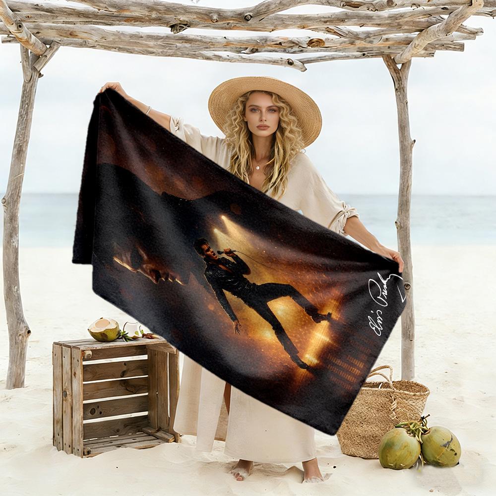 Epic Elvis Performance Beach Towel High Absorbency & Quick-Dry Comfortable Lightweight