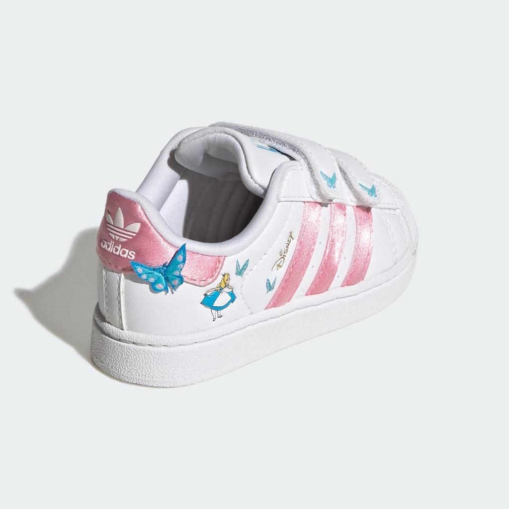 Adidas Disney SSTII CF I IH1743 Kids' Originals Sneakers Cloud White / Light Pink / Lucid Aquamarine