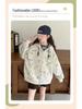 2025 New Girls' Fashion Hooded Cardigan: Loose Fit Spring & Autumn Jacket