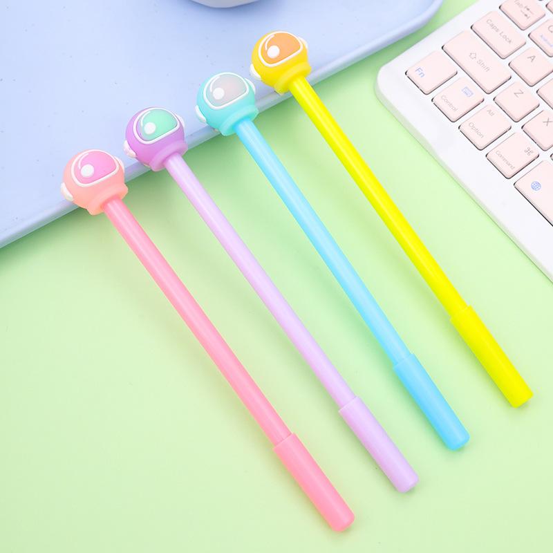 2Pcs Cute Kawaii School Office Supplies Novelty Creative Stationery Sweet Lovely Pretty Candy Neutral Pen