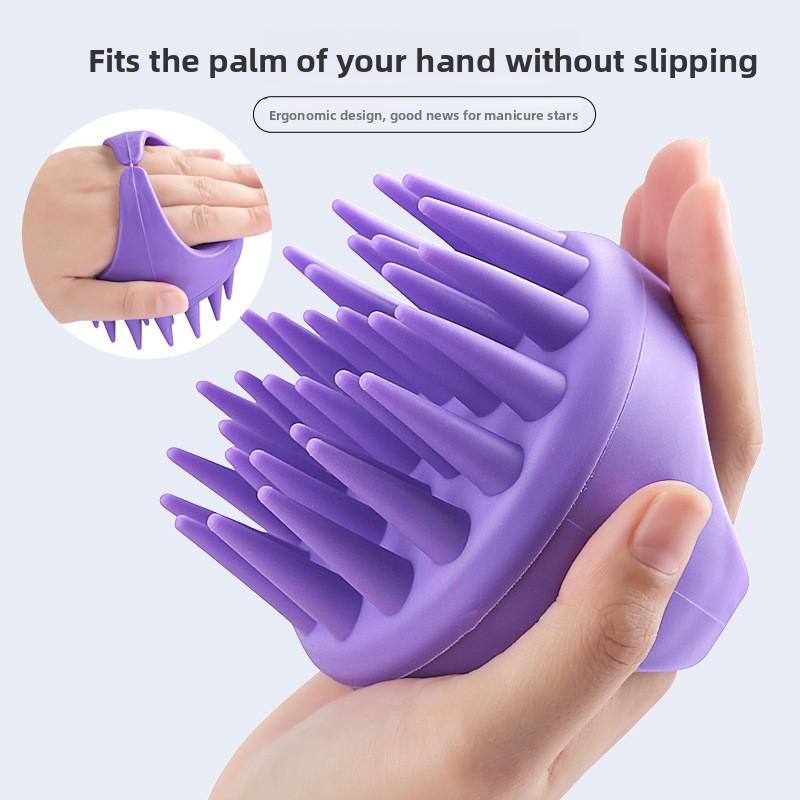 Lazy Shampoo Brush Soft Comb Tooth Adult Bath Cleaning Massage Multifunctional Household Long Tooth Shampoo Brush