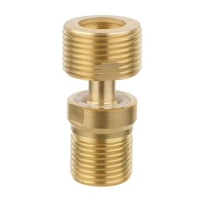 Brass Nipples Adapters Angled Curved Foot Thread Connection Water Saving Pipe Fitting for Shower Valves Application