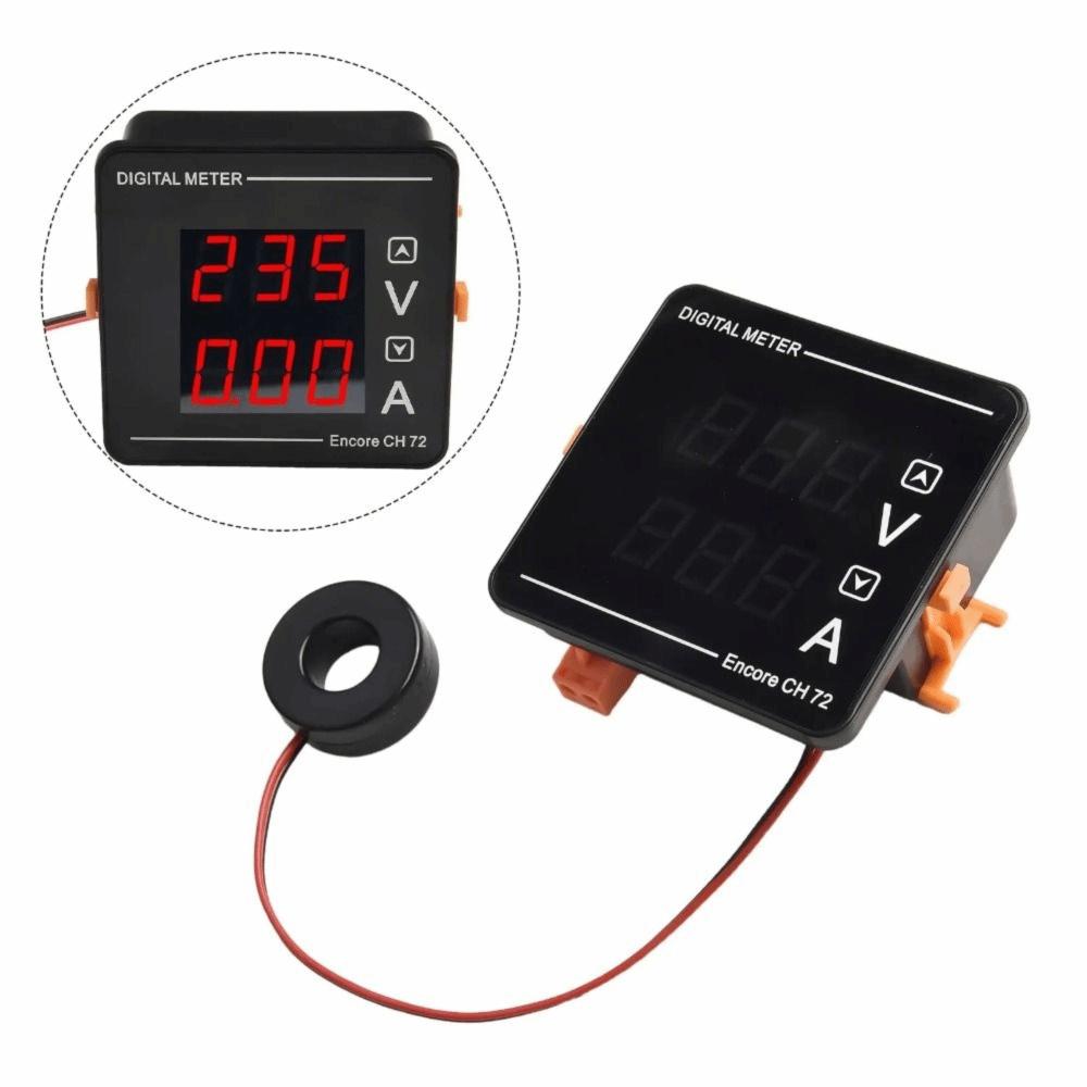 Simultaneous AC Readings AC Ammeter Voltmeter Frequency Measuring Instrument  Electrical Monitoring