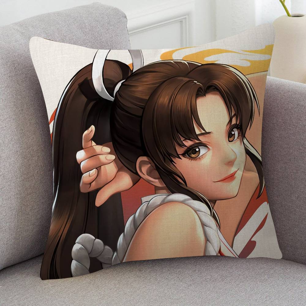 GAME The King Of Fighters Pillowcase Toon Gift Cushion Cover Bedroom Home Sofa Chair Seat Decor Pillow Case
