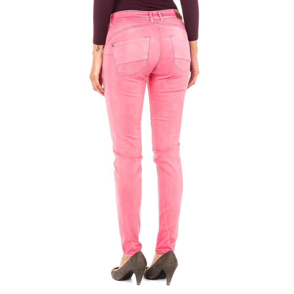HWT010 Women's Stretch Skinny Trousers with Cuffs