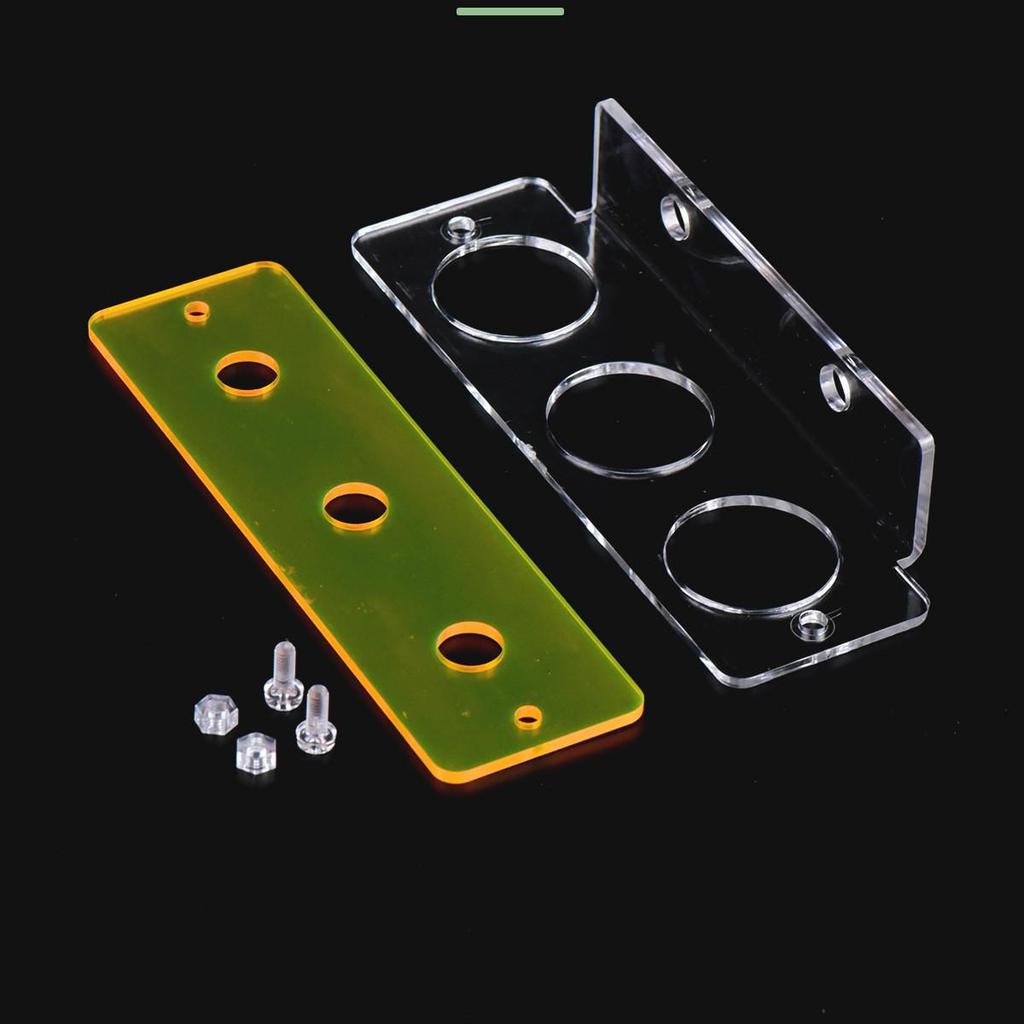 Fluorescent Acrylic Coral Propagation Base with Suction Cups for SPS and Soft Corals.