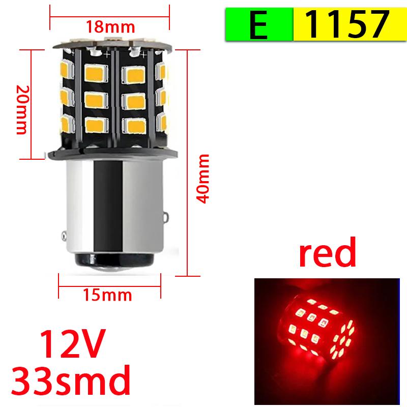 2pcs Led Lamp Turn Lamp Brake Lights Signal Lamp bau15s 1156 1157 BA15S T20 W21/5W 3157 3156 Bulbs 144smd LED Bulb Canbus Lamp