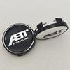 4pcs/set 60mm ABT SPORTSLINE Logo Car Emblem Wheel Hub Center Cap Badge Covers With Black Base For Car Universal Accessories