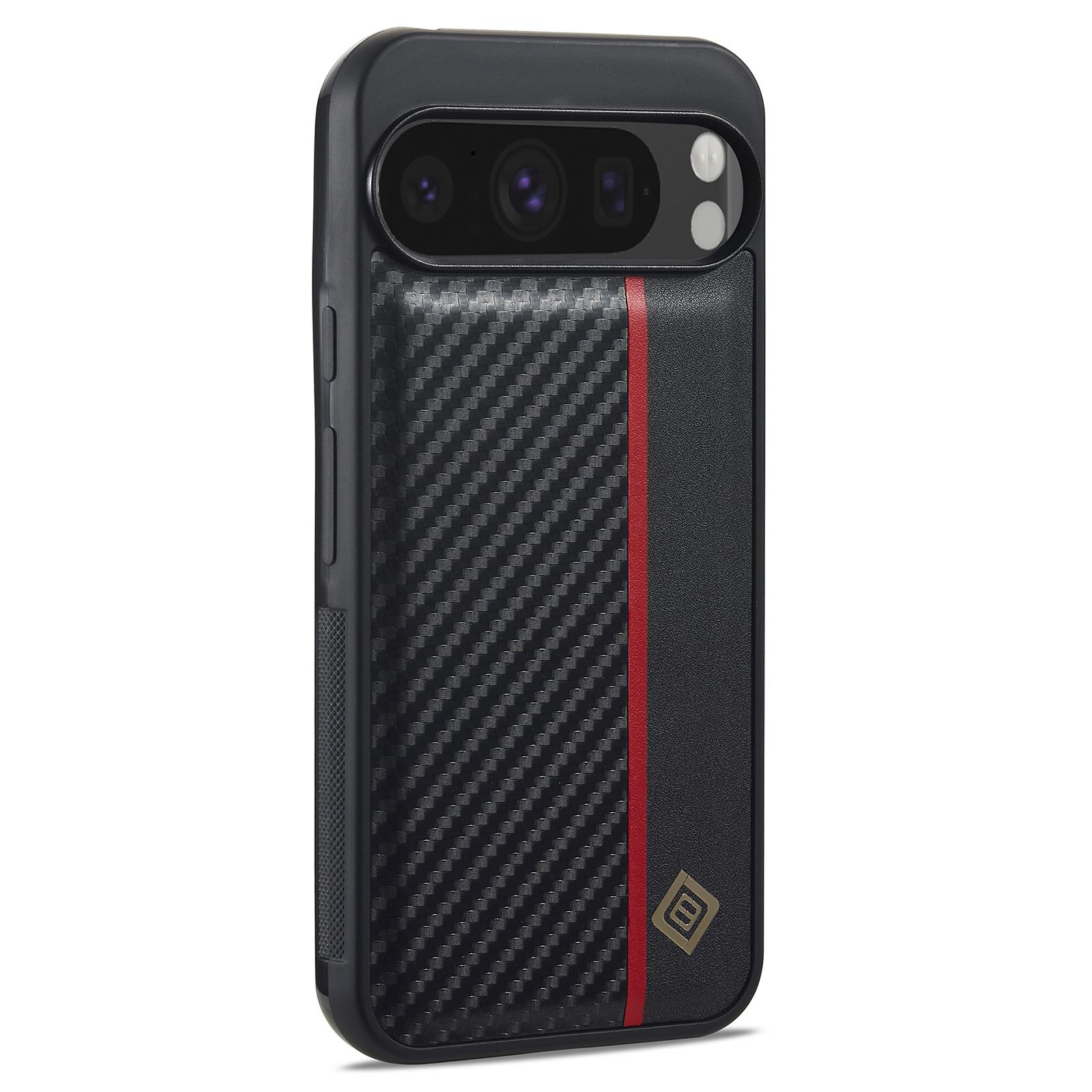 

LC.IMEEKE For Google Pixel 9 Pro XL Case Carbon Fiber Texture Protective Phone Cover A