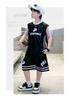Boys' Summer Vest Set 2026 New Sports Jerseys for Middle-aged and Young Children's Summer Boys' Quick Drying Basketball Clothes Trend