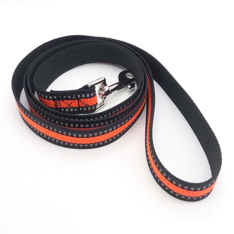 Strapazierfähige Nylon Reflektierende 1,2M Haustier Hund Leine Spaziergang Training Leine Katzen Hunde Geschirr Halsband Leinen Gurt Gürtel Seil