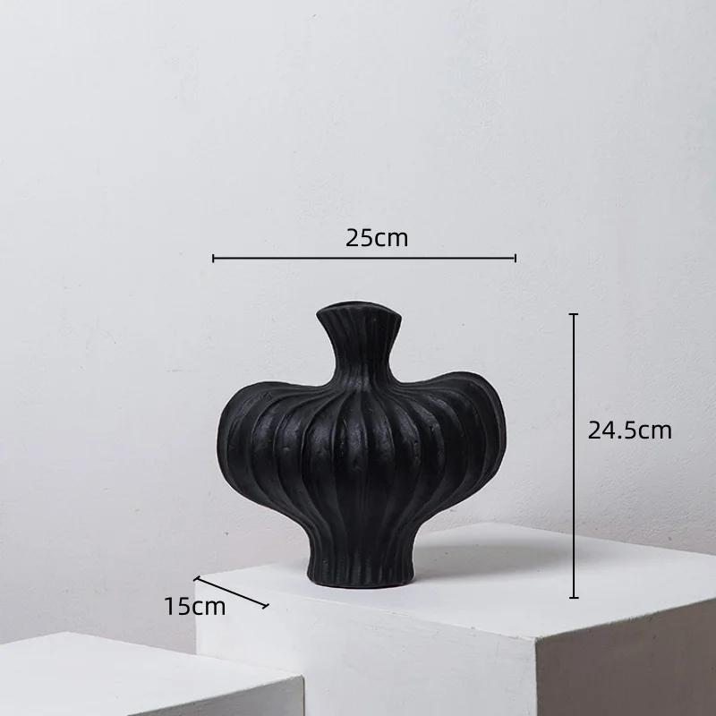 

Ceramic Vase Irregular Fringe Heterophore Floral Arrangement Accessories Porcelain Handicrafts Ornaments Home Decoration