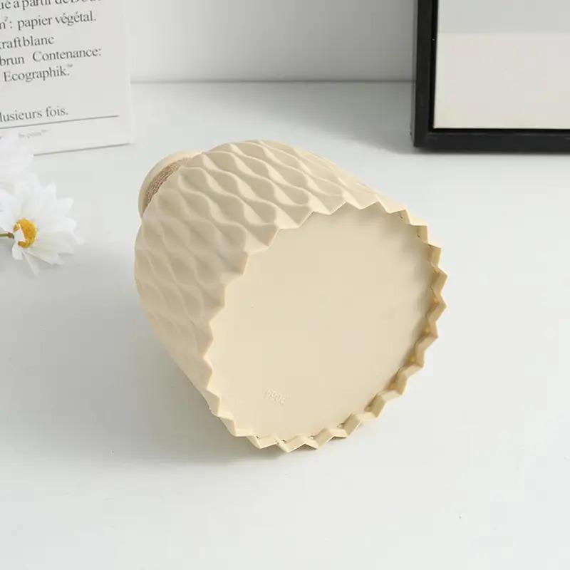 Seil Plastikvase Blumenarrangement DIY Blumentopf Wohnzimmer Porzellanimitation Blumengefäß Heimdekoration Ornamente