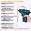 12V Cordless Electric Screwdriver Dual Speed 28N.m Wireless Drill Driver 1/4" Chuck Hit Power Tool Household Repairing Tool