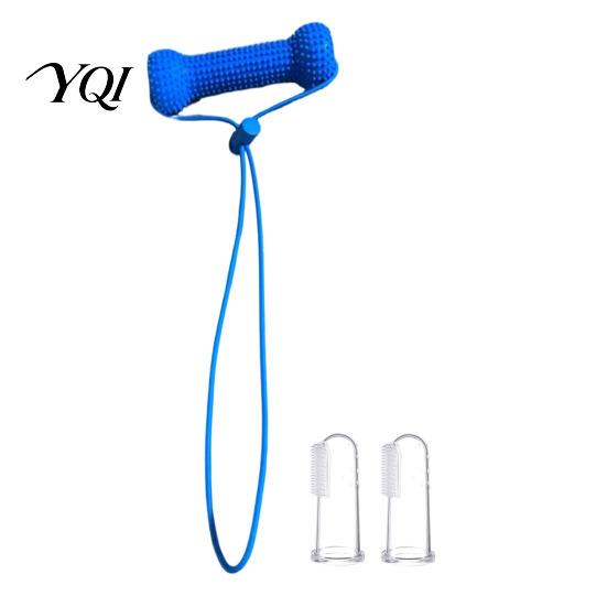 Canine Dental Prop Dog Tooth Brushing Helper, Pet Chewable Toy, Dual-Action Oral Hygiene Tool Care for Cleaning Teeth, Removing Tartar And Plaque,