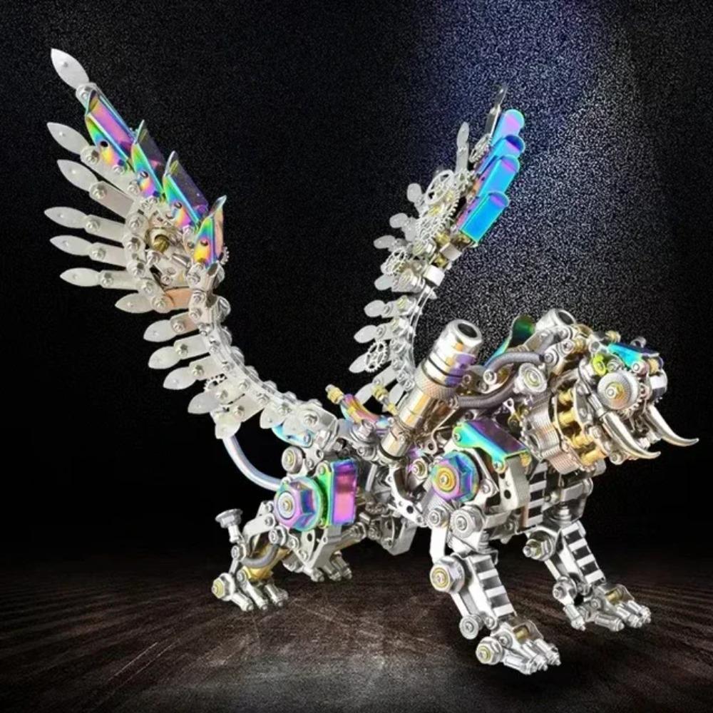 Mechanical Tyrannosaurus Rex, Cobra, Tiger, Scorpion King, Praying Mantis, Hell Level 3D Metal Puzzle Model, High Difficulty Toy