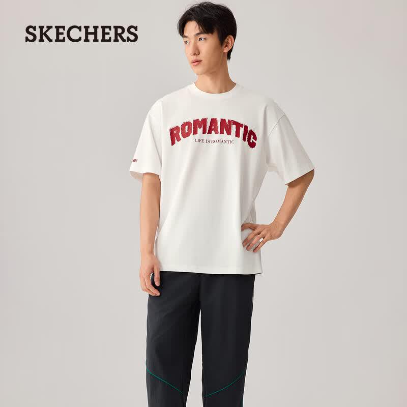 

Skechers Unisex Retro Loose Fit Short Sleeve T-Shirt EU 43