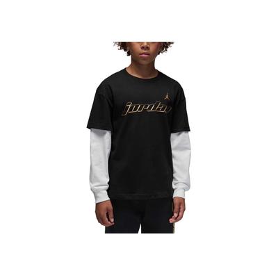 Mountainside Color Block Long Sleeve Layered Look T-Shirt Kids Tops IO6177-010