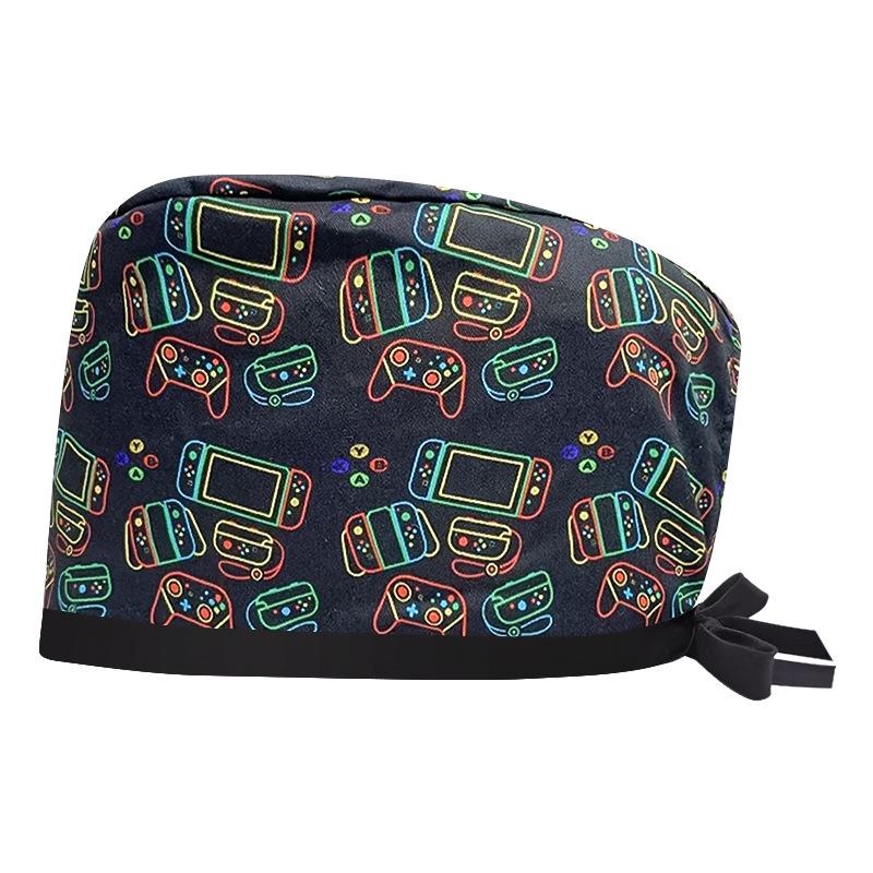 Women's Cotton Surgical Cap - Tie-up Medical, Dental, Salon, and Chemotherapy Head Coverings