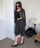 Weibeugeol Single Wave Pants-Charcoal