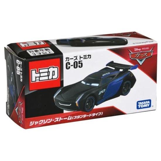 Takara Tomy Disney Cars Tomica C-05 Jackson Storm (Standard Type) Mini Car Toy Ages 3 Up Boxed Safety Standards Compliant ST Mark Certification