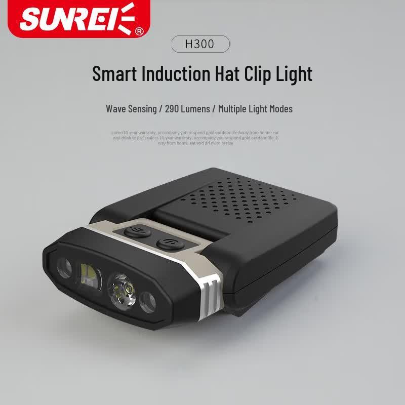 SUNREI H300 LED uzlādējama sensoru galvaslampa
