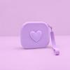 Silicone Square StorageBag Portable Earphone Organizer Card Holder Coin Purse  Daily Use