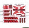 Honda Sticker Logo Motorcycle Hemet Vinyl Decal Waterproof Reflective