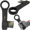 JCB 50mm Cr-Mo Steel 12-Point Ring Wrench