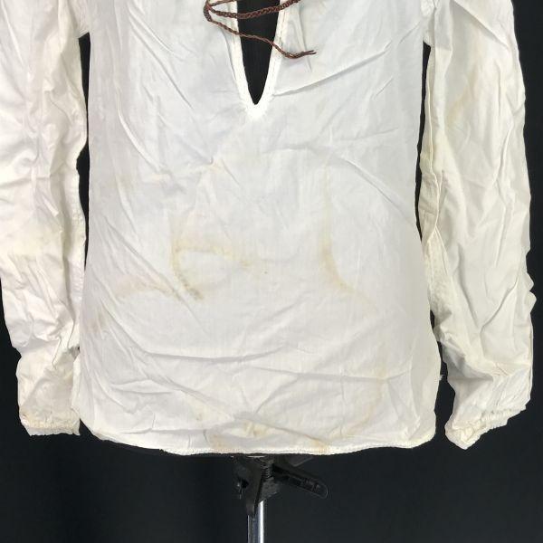 MIU MIU Made in Italy Long Sleeve Shirt White Women’s L/40 With Authentic Tag(USED)