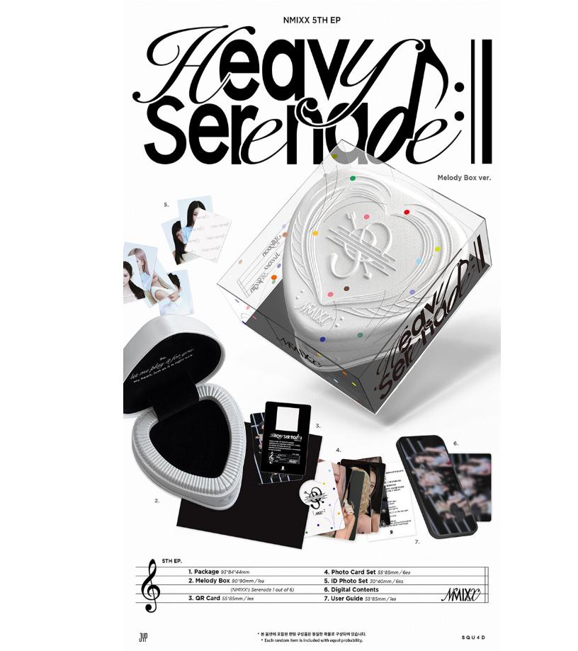 [pre-ordine] NMIXX EP 5 Heavy Serenade Melody Box Ver. Album Ufficiale K-pop