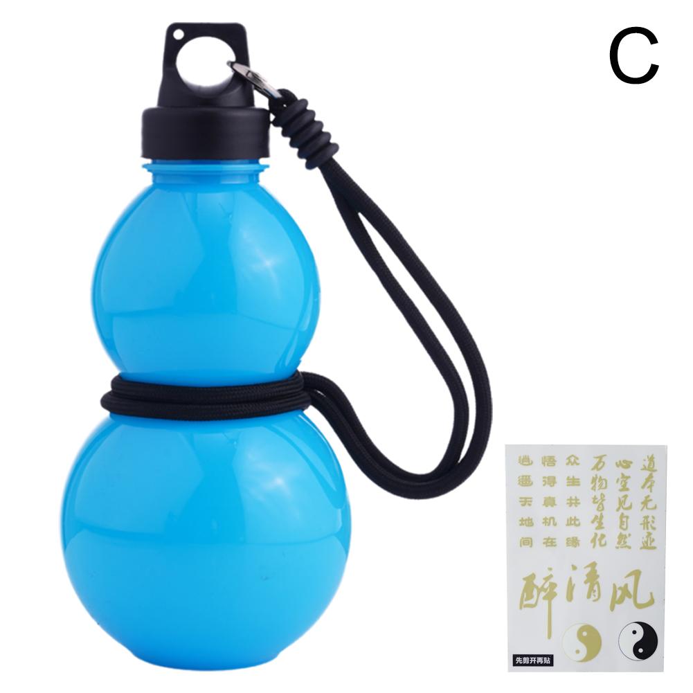 

750ml Gourd Water Bottle Large Capacity Outdoors Leak-proof Water Sports Bottle Water Jug for School PC Water Kettle King