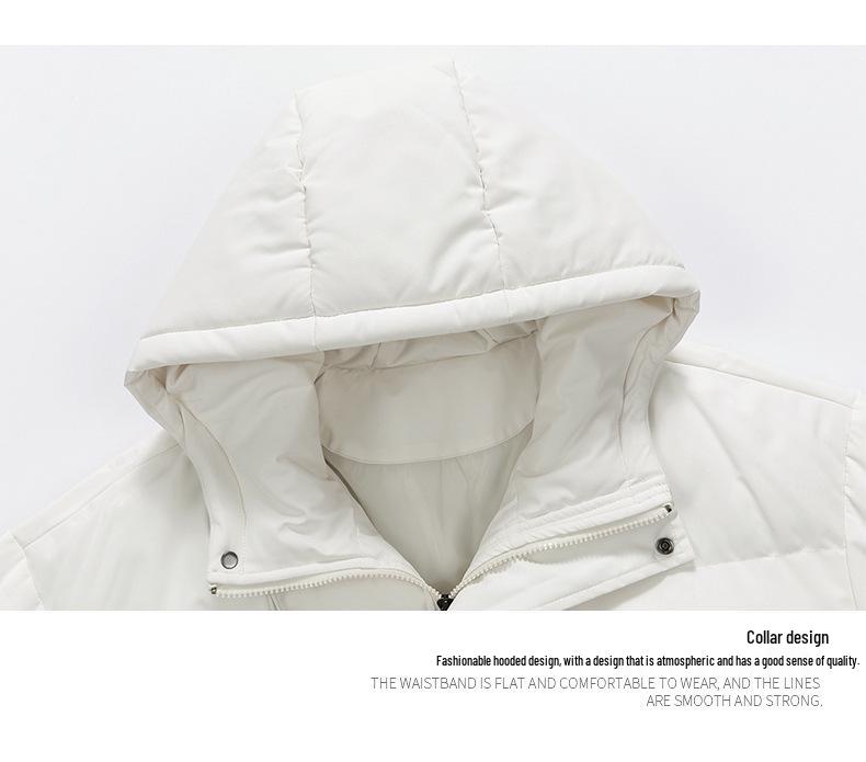 Unisex Trendy Two-Piece Style Winter Cotton Jacket - Loose Fit, Warm, Hooded, Ideal for Couples.